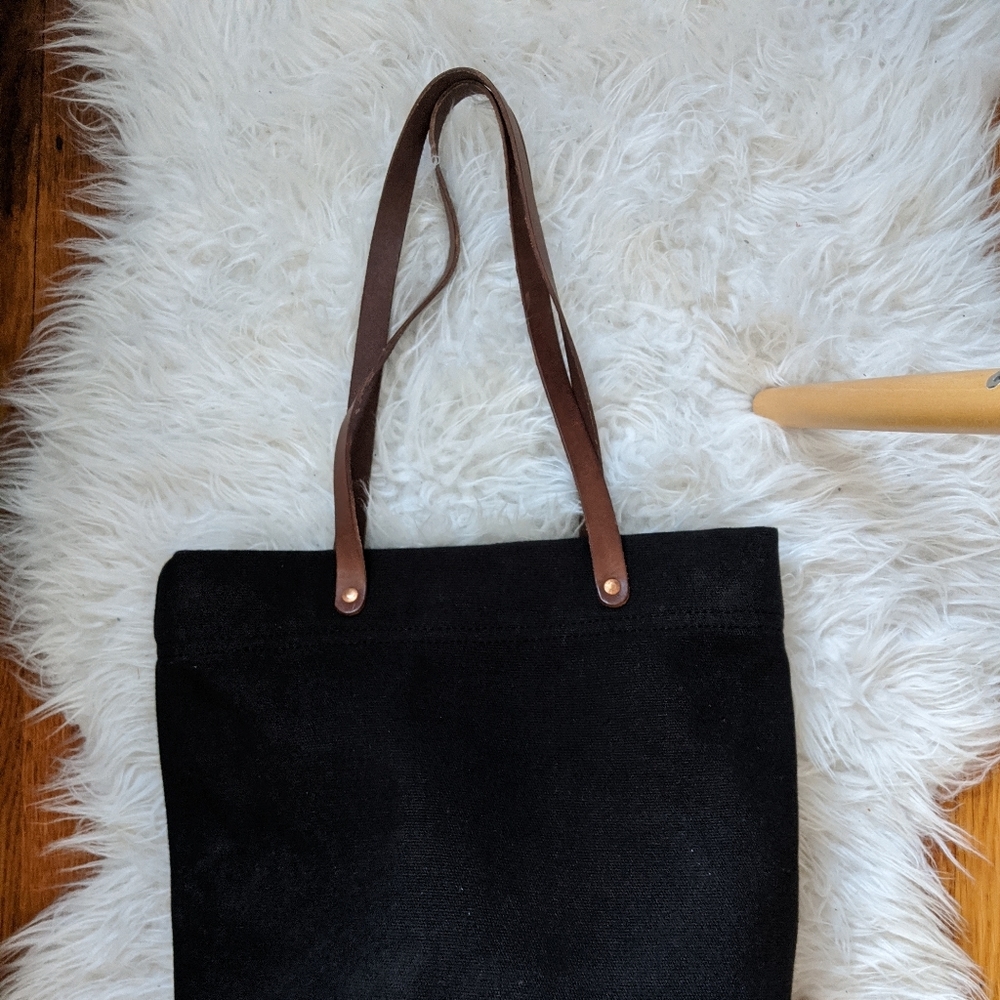 Nisolo Canvas Tote Bag in Black